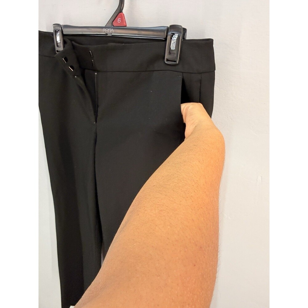 Ann Taylor Black Women Straight Pants-Size 6 - Picture 5 of 13